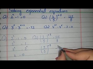Exponential Equations grade 11, Exponential Equations grade 11 k method