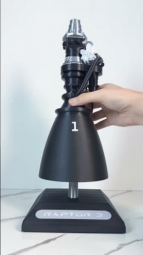 “SpaceX Raptor 3 Engine Model — The Power Behind Star-ship! 🔥🚀”