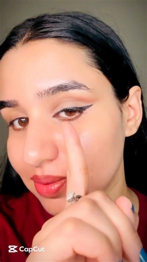 simple eyeshadow and eyeliner combo #makeup #shorts #trending