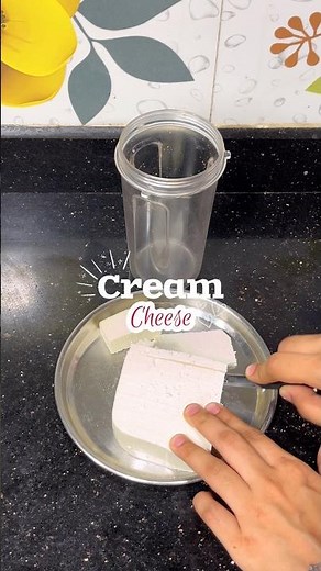 3 Ingredient cream cheese recipe 🧀✨ #homemade #creamcheeserecipe #recipe #asmr #easyrecipe #cheese