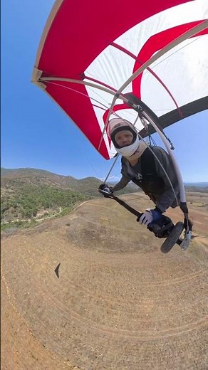 Day two of a hang￼ gliding competition