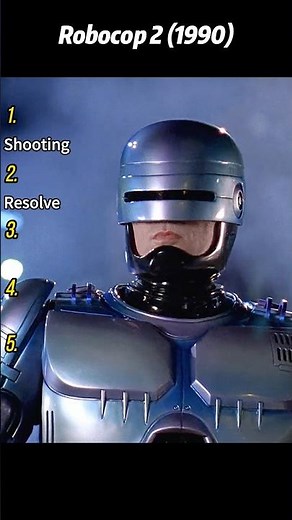 RoboCop 2 (1990) | RoboCop Takes Down Criminals with Brutal Precision