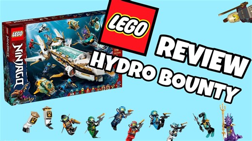 Reviewing LEGO NINJAGO Hydro Bounty 71756 — Massive Underwater Adventure
