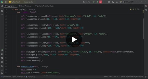 Python Student Management System with MySQL and Tkinter | Rounit Chouhan posted on the topic | LinkedIn