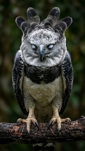 Staring Down an Apex Predator 🦅👀 #harpyeagle #natureasmr #zenaviary #birdsofprey #jungle