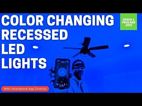 LED COLOR CHANGING LIGHTS | Recessed Led Wafer Lights (Multi-color)
