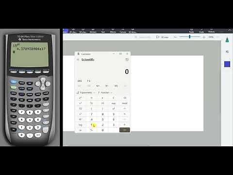 Why is there an "E" mixed in with the numbers on my calculator? (MMT)