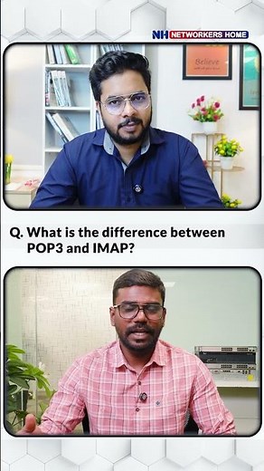 How Many Times SMTP is Used? | POP3 vs IMAP Explained! #question #ccna #networking