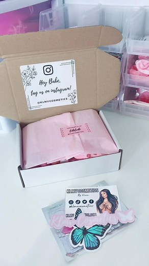 Enjoy #asmr packaging videos because they are the best! #klmvcosmetics#fypシ#satisfying#smallbusiness#packagingorders#shopnow#makeup#fyp 💛