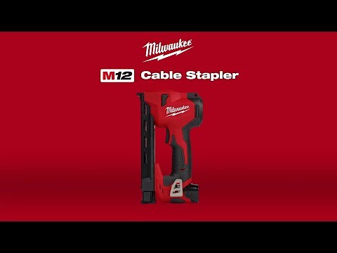 [NEW] Milwaukee M12 Cable Stapler // Unmatched Stapling Performance
