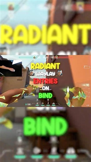 Best Radiant WAYLAY ENTRIES on Bind 🏜️ #valorant #valoranttips #radiant #bind #fyp