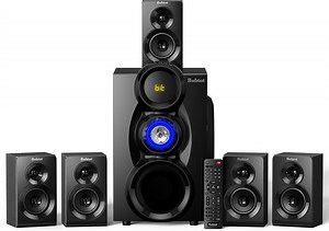Bobtot Wireless Surround Sound System Home Theater System, 1000W Surround Speakers 8" Subwoofer 5.1/2.1 Channel Deep Bass with ARC Optical Bluetooth Karaoke Input