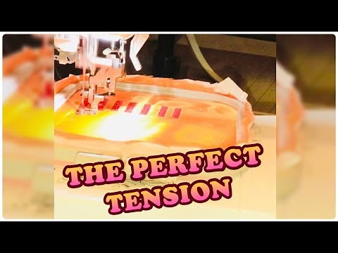 HOW TO GET THE PERFECT TENSION ON YOUR BROTHER SE600 MACHINE