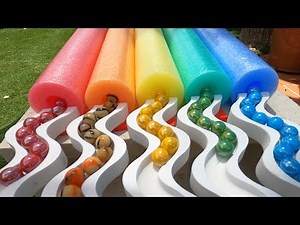 Marble Run Race ASMR Pop Tubes | Whirlpool Colorful Blocks
