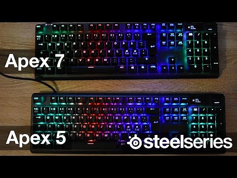 SteelSeries Apex 5 vs Apex 7 - Whats The Difference - Review