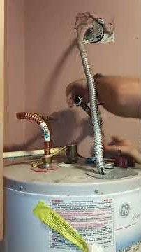Water Heater cold water shut off valve replacement! pt.1