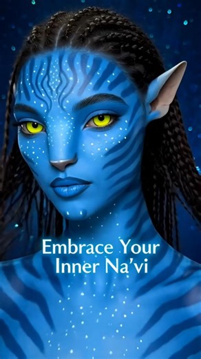 Beyond Pandora: The Ultimate Na'vi Transformation 🌿✨ #Avatar #Cosplay #Cinematic