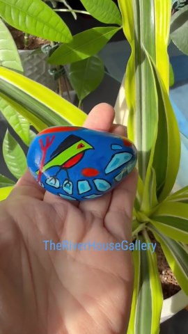 Hand Painted Stone Collection ~ Nature, Botanical & Whimsical Gifts - Etsy