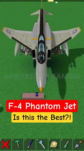 Roblox Build a Boat for Treasure Best F-4 Phantom Fighter Jet ive seen details wise #babft #roblox