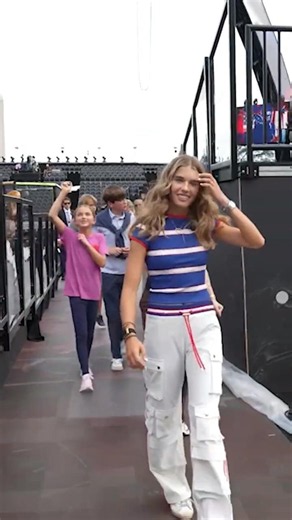 Kai Trump with her siblings at UFC Freedom 250 ❤️