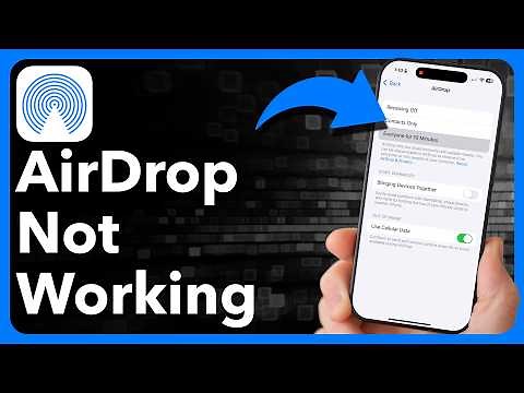 How To Fix AirDrop Not Working On iPhone