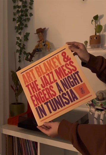 A Night In Tunisia - Art Blakey & The Jazz Mess Engers (Yellow Edition) 🎫 #artblakey #anightintunisia #jazz #fyp #vinyl