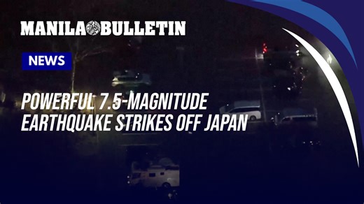 Powerful 7.5-magnitude earthquake strikes off Japan