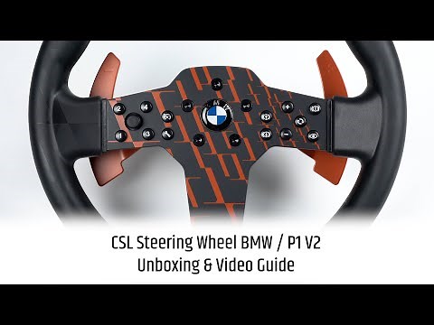 CSL Steering Wheel BMW / P1 V2 Unboxing & Video Guide