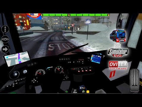 Cuaca Hujan Malam Hari | Bus Simulator : Evo
