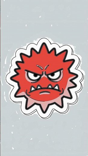 Easy Angry Virus Drawing Tutorial with Chillify