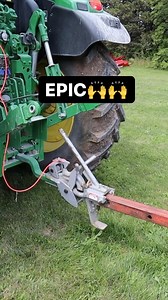 SAY HELLO TO MY LITTLE FRIENDS!💪🙌👩🏻‍🌾🌾🚜 . . 🔗THE WAGON SNATCHER!! The ultimate life hack for not getting on and off the tractor to unhook wagons! 🌾ACCUMULATOR TABLE!! This little piece of heaven accumulates bales in one area so I’m not driving all over the field picking up one bale at a time! 🚜TELEHANDLER!! My queen…. She does ALL the heavy lifting.💪 . . Baling straw never looked better.🙌 . . #sheep #bedding #straw #wheatharvest #harvest2021 #baling #baler #lifehack #farmhack #teleha