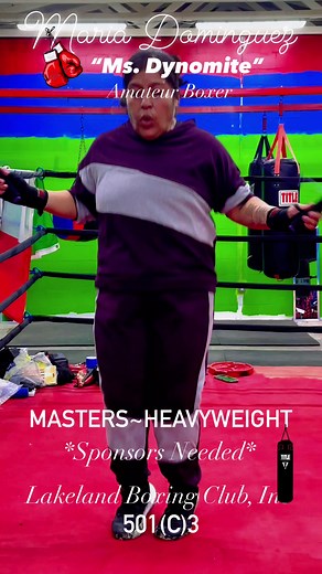 The Lakeland Boxing Club, Inc. would like to introduce Ms. Dynomite ~ Maria-natividad Dominguez #amateurboxing #fitness #fitnessmotivation #fitfam | Laura Ramsey