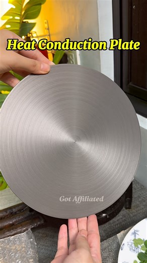 Heat Conduction Plate | Kitchen Essentials Cooking on a gas stove with a nonstick pan can create hot spots, and tougher cleanup. This heat conduction plate, also called a heat diffuser, helps spread heat more evenly by creating a barrier between the flame and your cookware. More even heating can help reduce scorching, and can help protect cookware from direct-flame darkening, and everyday wear. If soup or sauce boils over, spills land on the plate instead of going straight into the flame, which 