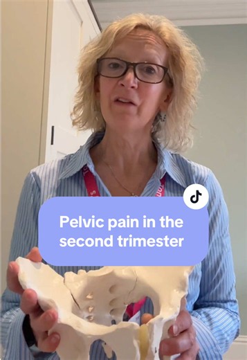 Why does my pelvis hurt so much in the second trimester? Tommy’s midwife Jules is here to explain more about pelvic girdle pain (PGP) and when and how to get support. Follow for more 🩷 #PGP #HipPain #SecondTrimester #FirstPregnancy