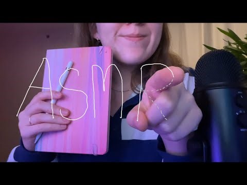 ASMR | Word tracing (can you guess the word ?)