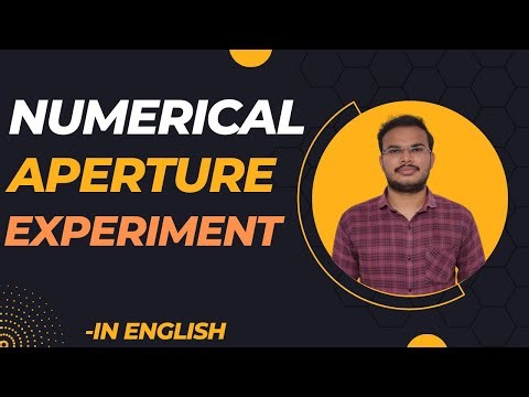 Numerical Aperture Experiment | Engineering Physics | Full Experiment & Practical File | in English