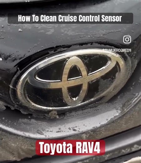 How To Clean Cruise Control Sensor (Toyota RAV4)