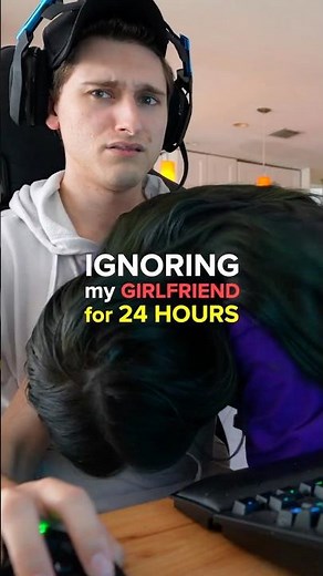 Ignoring My Girlfriend For 24 Hours 😂