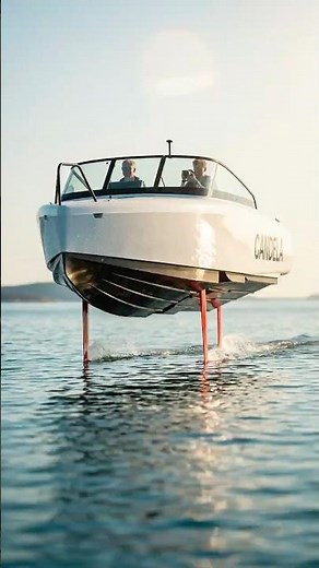 This Electric Boat FLIES Above Water — Candela C-8 Hydrofoil