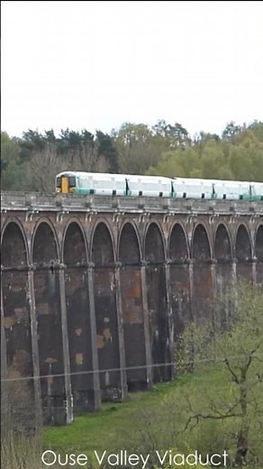 Ouse Valley Viaduct #train #viaduct #ouse #railway #uk