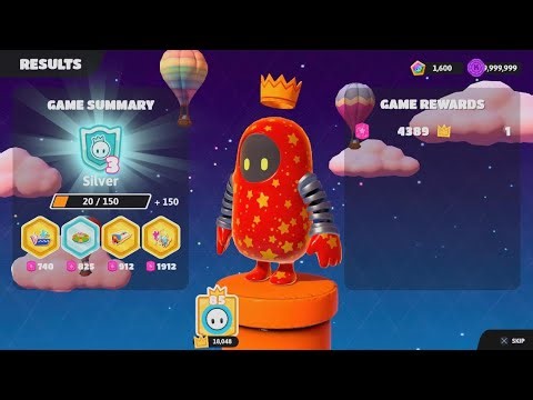 Fall Guys Ranked Castle Siege Win 6640