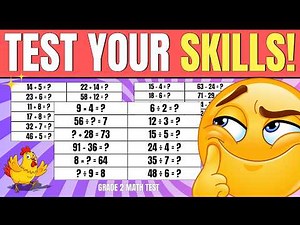 Grade 2 Math Test ✅ | Can You Solve 48 Questions in Time? Fun Math Quiz | Safe Place