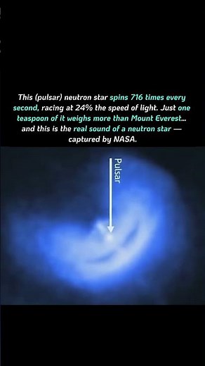 The Real Sound of a Neutron Star Captured by NASA ⚡🌌