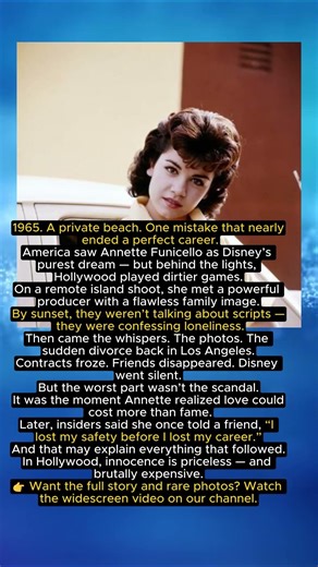 Annette Funicello: The Night Disney’s Angel Almost Lost Everything
