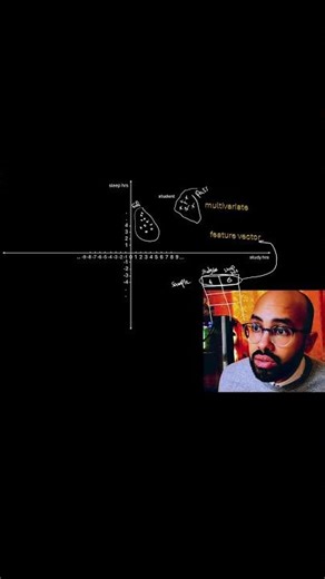 يعني ايه feature vector و multivariate data؟