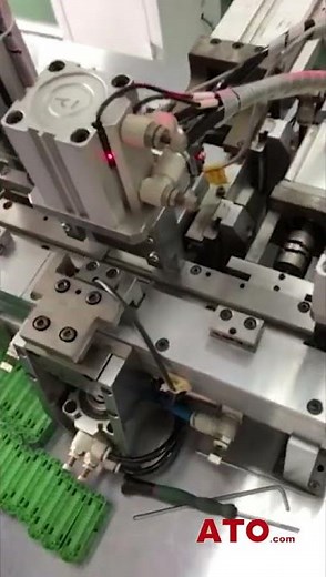 Female End Fully Automatic Pin Insertion Machine Working