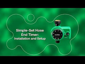 Rain Bird Simple-Set Hose End Timer: Installation and Setup