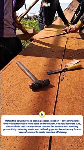 Precision Wood Planing Tool in Action — Fast & Smooth Surface Build!