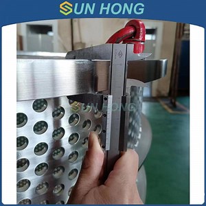 [Hot Item] Paper Pulp Screening Drilled Pressure Screen Basket for Paper Pulp