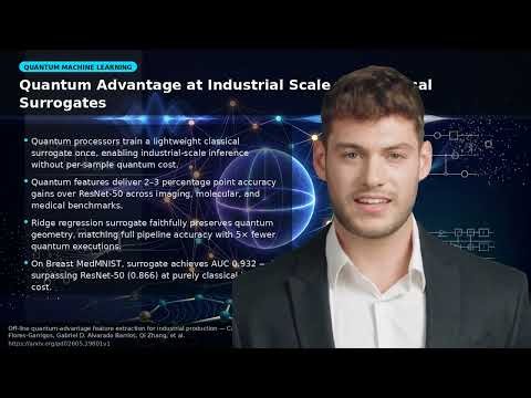 Quantum Feature Surrogates: Quantum-Advantage ML for Industrial Production at Scale